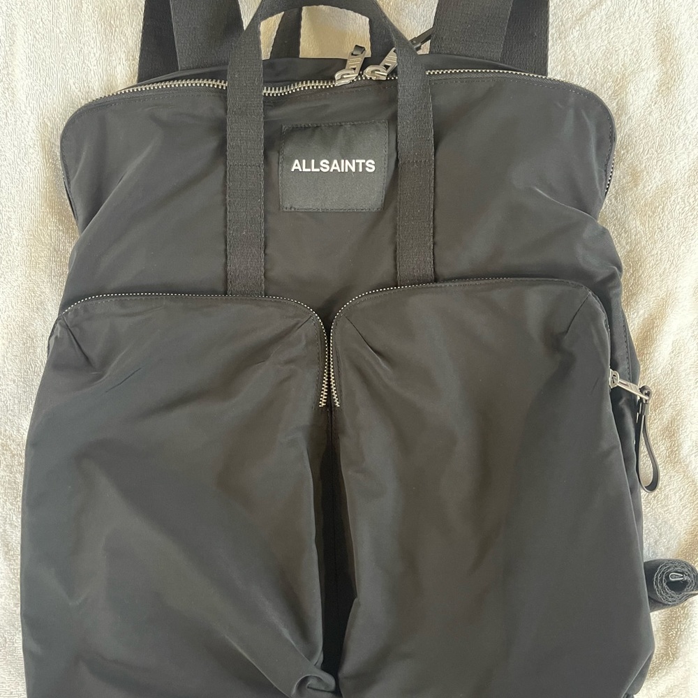 All Saints Black Travel Bag - Picture 2 of 16